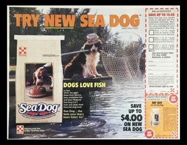 1984 Purina Sea Dog Brand Dog Food Circular Coupon Advertisement - €16,31 EUR 1984 Purina Sea Dog Brand Dog Food Circular Coupon Advertisement - €16,31 EUR