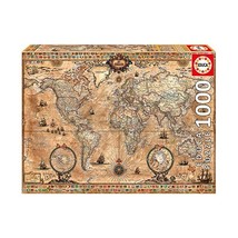 Educa Borras Puzzle Antique World Map (1000 Pieces)  - $47.00