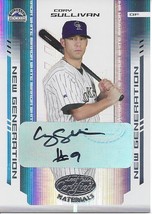2004 Leaf Certified Materials Mirror White Autographs Cory Sullivan 278 080/100 - £3.98 GBP