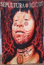 SEPULTURA Roots FLAG CLOTH POSTER BANNER CD Thrash Metal - $20.00