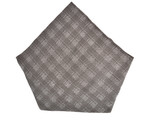 ARMANI COLLEZIONI Mens Squared Pocket Square Printed Grey Size 13&quot; X 13&quot; - $29.09