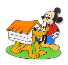 Pluto Disney Pin: 90 Magical Years Dog House with Mickey - £27.74 GBP