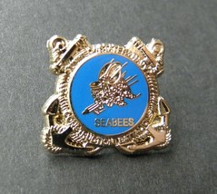 NAVY SEABEES SEABEE ANCHORS USN LAPEL PIN BADGE 7/8 INCH - $5.74