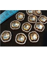 OVAL HIGH QUALITY AD KUNDAN BROOCH 2PCS - €15,23 EUR