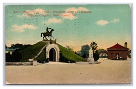 Johnston Monument Metairie Cemetery New Orleans Louisiana LA DB Postcard Y6 - £2.36 GBP