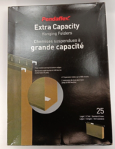 Pendaflex 4153X4 Hanging Folders, 4-Inch Capacity, Legal, 25/BX, Standar... - £7.81 GBP