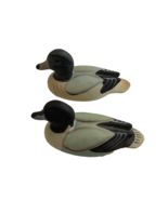 2  Flambro Ducks Fine Porcelain Hand Panted Bird 5” - $279.17 MXN
