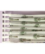 Palm Tree Hand Block Printed Curtain Set Indian Handmade Tab Top Drapes ... - £22.36 GBP+