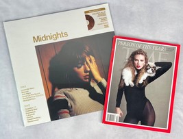 Taylor Swift Midnight&#39;s Vinyl Mahogany, Time Magazine Person of the Year Combo - £46.22 GBP