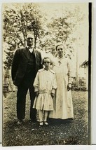 RPPC Family Picture in The Garden Early 1900s Sam Watin Postcard H11 - £5.55 GBP