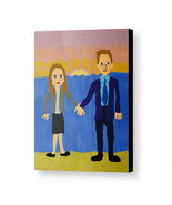 Framed The Office TV Show Michael Scott Wedding Gift Portrait of Pam Jim... - £15.37 GBP