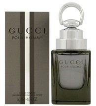 GUCCI POUR HOMME * Gucci 1.6 oz / 50 ml Eau de Toilette (EDT) Men Cologne Spray - £98.47 GBP