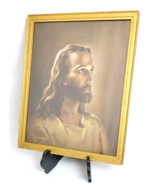 &#39;41 Kriebel &amp; Bates Litho Print Jesus Head Of Christ 15x12 Warner Sallma... - $98.99