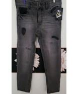Art Class Brand Jeans ~ Girl&#39;s Size 7 ~ Gray ~ Distressed ~ Adjustable W... - $42.10 CAD