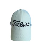 Titleist New Era FJ Pro V1 Golf Hat White Black S/M Fitted Baseball Cap - $9.90