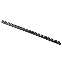 Fellowes Plastic Combs - Round Back, 1/4 Inch, 100 Pack, Black (52366) - $23.74