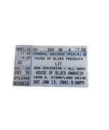 Lit Concert Ticket Stub House of Blues Anaheim Jan 13, 2001 - $10.00