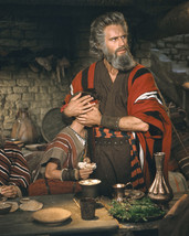 Charlton Heston in The Ten Commandments embracing child 16x20 Canvas - £52.27 GBP