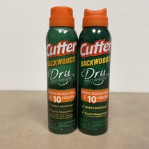 2 Pack - Cutter Backwoods Dry Insect Repellent 4oz spray REPELS MOSQUITOES - £23.42 GBP