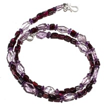 Red Garnet Natural Gemstone Beads Multi Shape Strand Length 19&quot; KB-1762 - £8.69 GBP