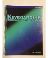 A Beka Book Keyboarding and Document Processing Solution Key - £5.65 GBP