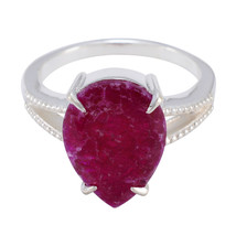 Genuine Jewelry Indian Ruby Silver Rings For Mother&#39;s Day Gift AU - £25.93 GBP