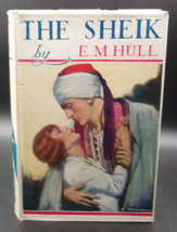 E.M. Hull THE SHEIK Novel Valentino Film Vintage British Hardcover Dust Jacket - £105.78 GBP