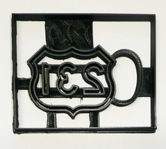 Route 231 Sign Coffee Mug Tea Cup With Steam Cookie Cutter USA PR3030 - £3.18 GBP