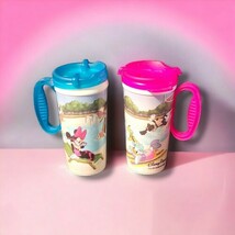 2 Disney Parks Travel Mug Let the Memories Begin Refillable Souvenir Cup... - $12.41