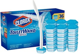 Clorox ToiletWand,Disposable Toilet Cleaning Rainforest Rush Refill (36 Count 1  - £46.34 GBP