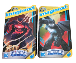 2 Imaginext DC Super Friends Apokolips Armor Batman and Batwing Mini Figure Lot - £14.63 GBP