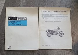 Suzuki GS750 Emission Control Supplement Basic Service Manual Supplement... - $14.46
