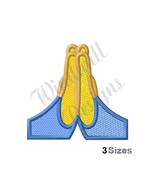 Praying Emoji - Machine Embroidery Design - £2.78 GBP