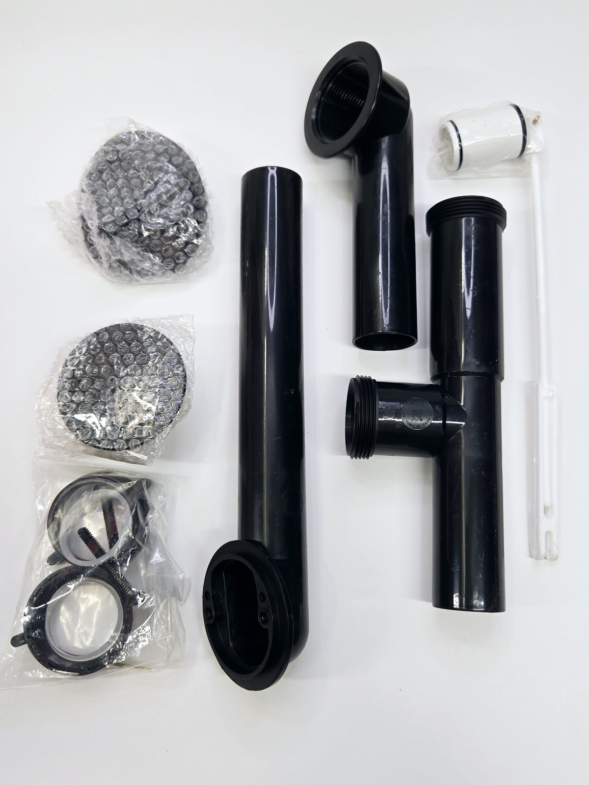Westbrass 592144-62 1-1/2&quot; Tubular Trip Lever Bath Waste - Black - $38.90