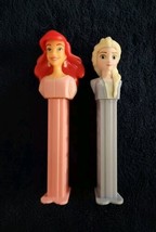 PEZ: LITTLE MERMAID ARIEL &amp; ELSA Dispensers ~ Disney ~ See Pics &amp; Descri... - £1.52 GBP