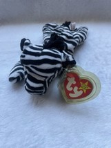 Ty Original Beanie Baby Ziggy The Zebra 1995 with Tag &amp; Tag Protector - £9.36 GBP