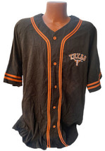 VTG Texas Longhorns Starter Brown Burnt Orange Baseball Jersey Men&#39;s XLARGE XL - £78.44 GBP