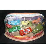 Disney Store World Of Cars Figurine Playset 6 Pieces + Foldout Play Scen... - £29.89 GBP