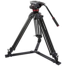 Manfrotto MVH502A,546GB-1 Professional Fluid Video System with Aluminum Tripod a - $1,295.99