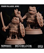 3D Printed Sordane Publishing Froin Paladin Aung Moonsoon 28 32mm D&amp;D - $13.59 CAD+