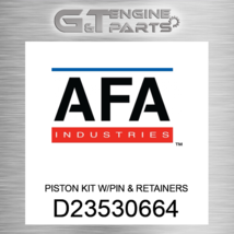 D23530664 Piston Kit W/PIN &amp; Retainers Fits Detroit Diesel (New Aftermarket) - £424.20 GBP