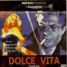 LA DOLCE VITA Marcello Mastroianni Anouk Aimee Anita Ekberg PAL DVD only Italian - £8.78 GBP