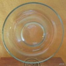 Vintage Pyrex France Round Clear Glass Bunt Cake Jello Mold 22 cm  9&quot; - £14.98 GBP