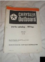 Chrysler Outboard Parts Catalog 50 HP - £8.16 GBP