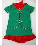 Wondershop Elf Christmas Nightgown Pajama PJs Dress 18&quot; Our Generation A... - £15.66 GBP