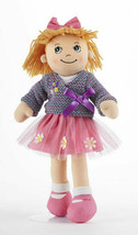 Adorable Apple Dumplin&#39; Cloth 14&quot; Doll by Delton - Purple Wrap Doll - $29.49