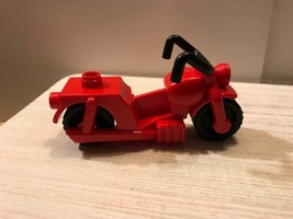 LEGO DUPLO RED MOTORCYCLE - $5.93