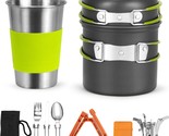 Camping Cooking, Backpacking Gear, Mess Kit, Rlrueyal Stove Canister Stand - $32.98