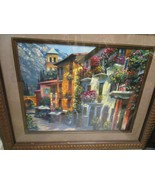 Howard Behrens - Village Hideaway Framed EMBELLISHED GLICEE  On Canvas 2... - $17,894.58 MXN