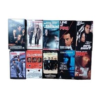 Lot 10 VHS Movies Action Adventure Drama Rated R - £15.53 GBP